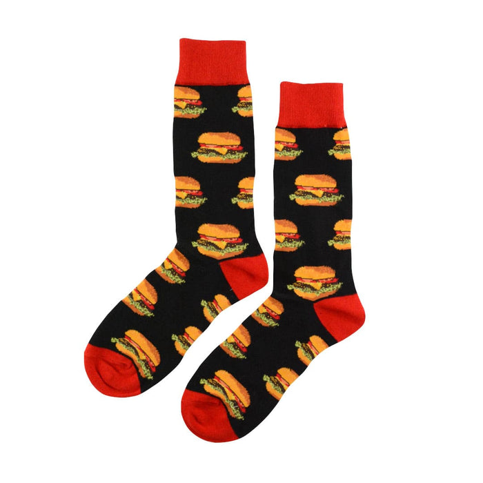 calcetines algodon largo hamburguesas talla 40-45