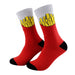 calcetines algodon largo papa frita talla 40-45