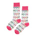 calcetines algodon largos gatos lentes colores talla 35-40