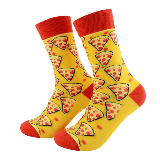 calcetines algodon largos pizza queso talla 35-40