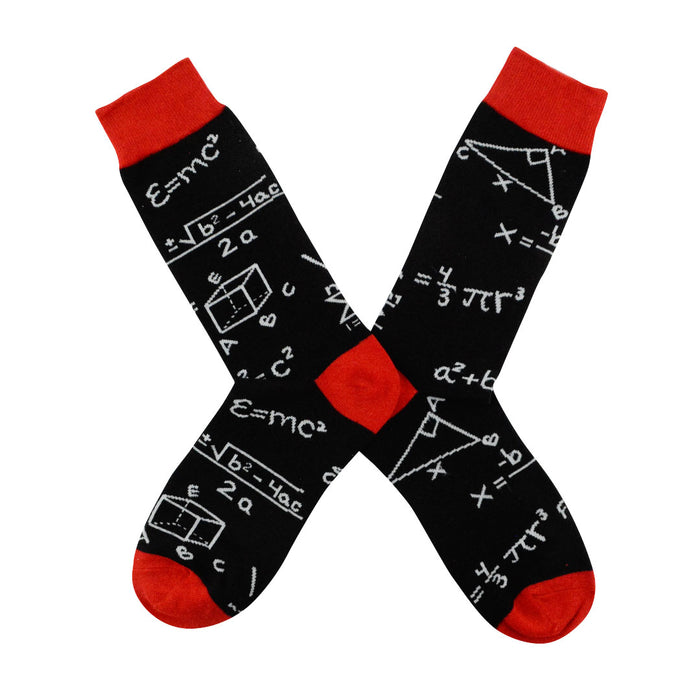 calcetines algodon matematica formlulas hombre