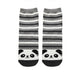 calcetines algodon set 3 pares panda rayado 