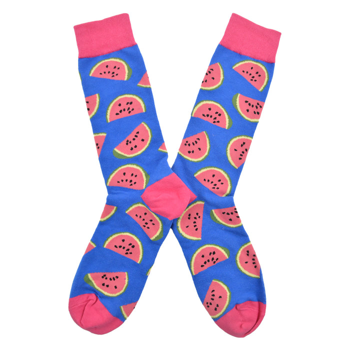 calcetines largos algodon sandia 586 azul