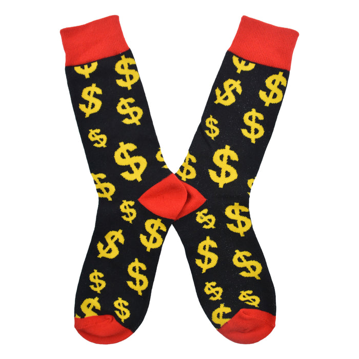 calcetines largos algodon signo dolares 582