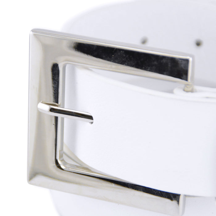 cinturon blanco liso grueso 3359-2