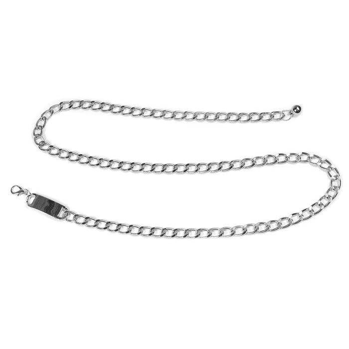 cinturon cadena mujer plateado rectangulo 3128-1