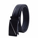 cinturon negro sintetico plomo 4063-10