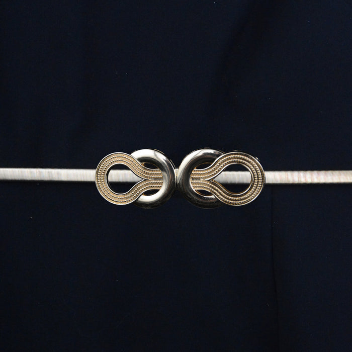 cinturon elasticado resorte dorado modelo 3829-2