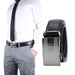cinturon hombre automatico negro sintetico liso modelo 