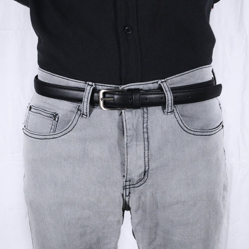 cinturon hombre delgado clasico modelo sintetico 3162