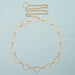 cinturon metal cadena dorado corazones 3823-2