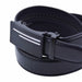 cinturon negro sintetico plomo detalles 4063-11