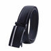 cinturon negro sintetico plomo 4063-12