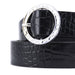 cinturon sintetico negro texturizado 3365-1-1