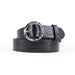 cinturon sintetico negro texturizado 3365-1