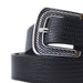 cinturon sintetico negro texturizado modelo 3363-1