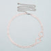 cinturon strass brillo cadena metal plateado 3382-1