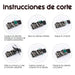 corte cinturon automatico liso hombre sintetico negro 