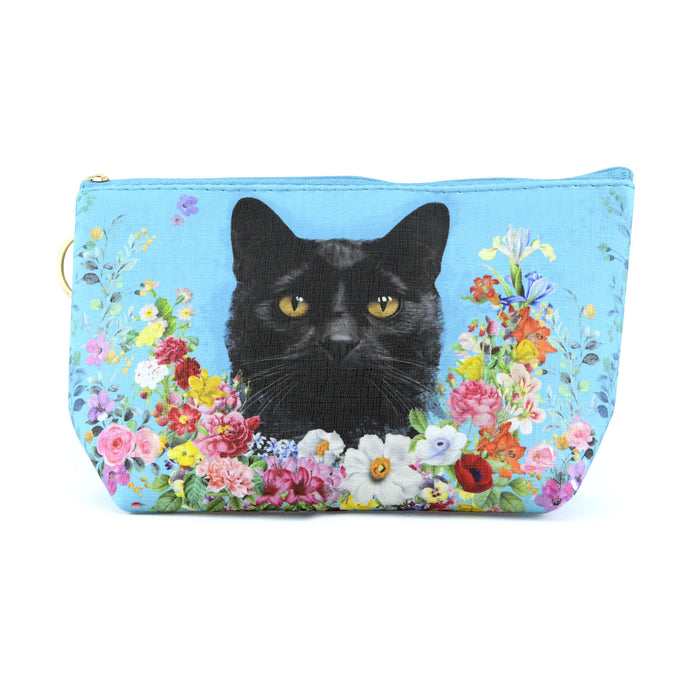 cosmetiquero_floral_gato_negro