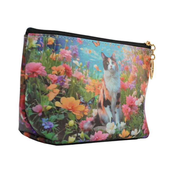cosmetiquero gato jardin calico 3896-4