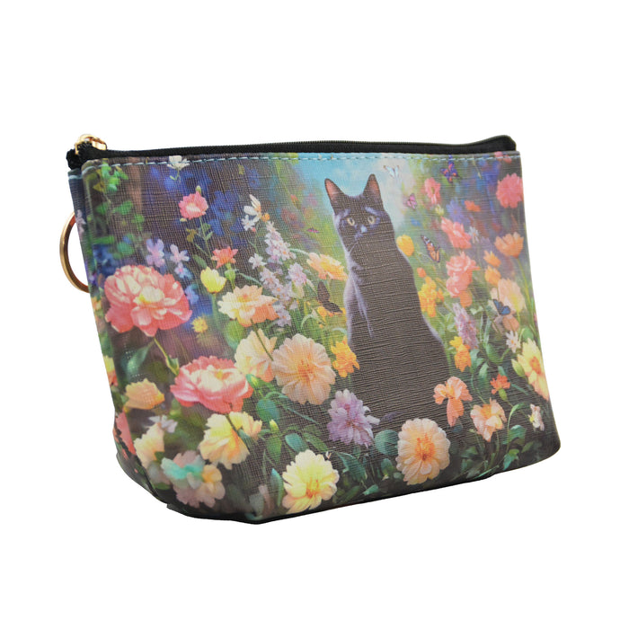 cosmetiquero gato jardin negro 3896-5