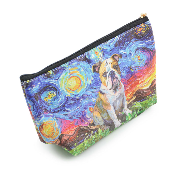 cosmetiquero perro Van Gogh pintura arte bulldog frances 4050-3