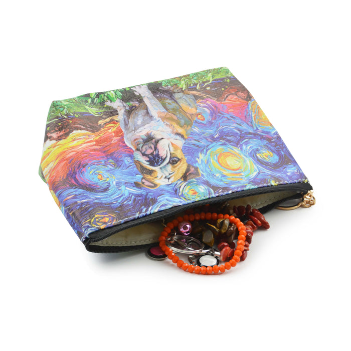 cosmetiquero perro Van Gogh pintura arte bulldog frances 4050-3
