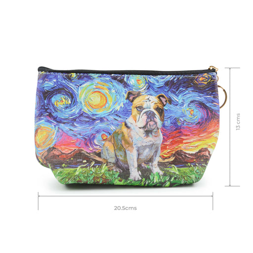 cosmetiquero perro Van Gogh pintura arte bulldog frances 4050-3
