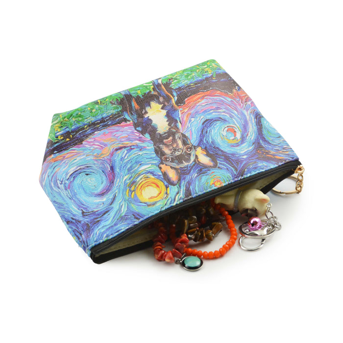 cosmetiquero perro Van Gogh pintura arte bulldog ingles 4050-6