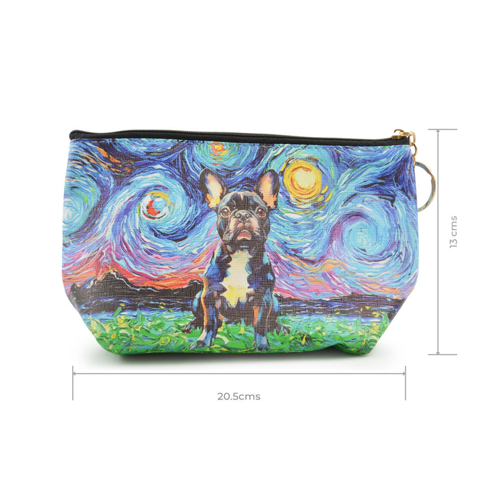 cosmetiquero perro Van Gogh pintura arte bulldog ingles 4050-6