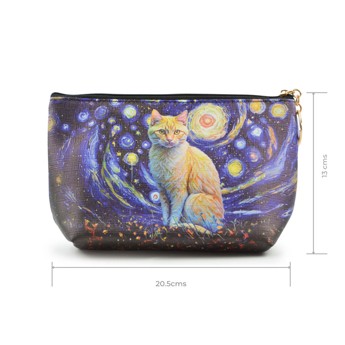 cosmetiquero perro Van Gogh pintura arte noche AMARILLO 4051-2