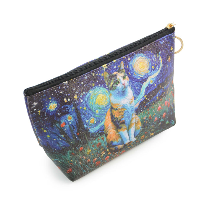 cosmetiquero perro Van Gogh pintura arte noche calico 4051-4