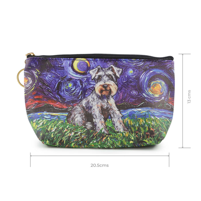 cosmetiquero perro Van Gogh pintura arte schnauzer 4050-4