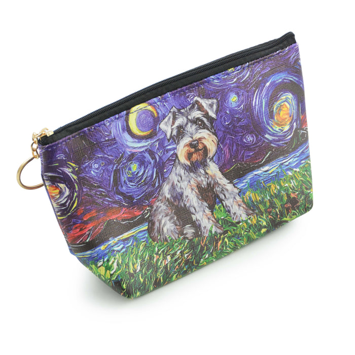 cosmetiquero perro Van Gogh pintura arte schnauzer 4050-4
