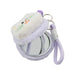 espejo mano peludo gato blanco cascabel 4044-7