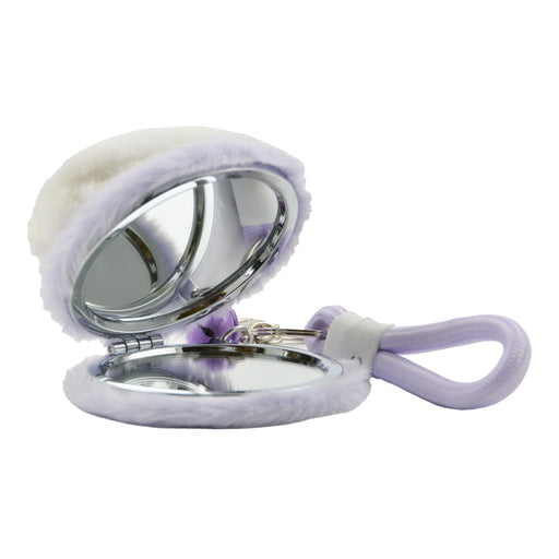 espejo mano peludo gato blanco cascabel 4044-7