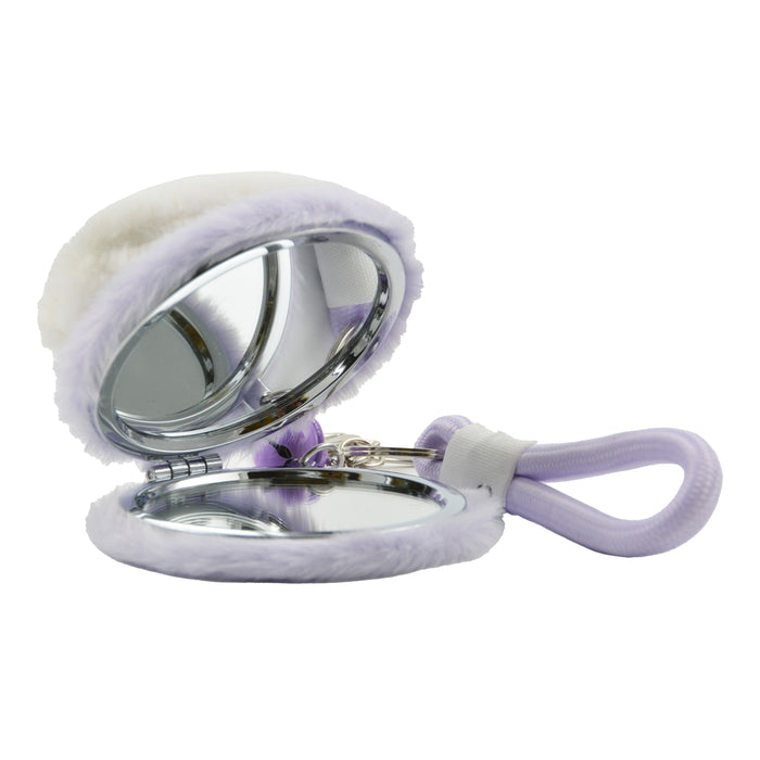 espejo mano peludo gato blanco cascabel 4044-7