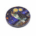 espejo vidrio metal gatos noche estrellada 4072-33 romano blanco