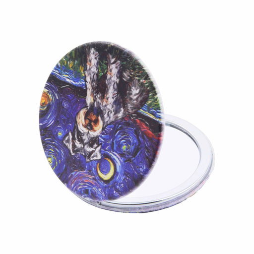 espejo vidrio metal perros van gogh 4072-10 Schnauzer