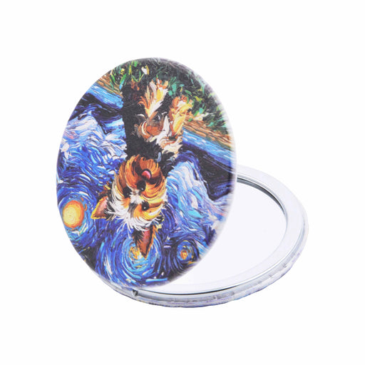 espejo vidrio metal perros van gogh 4072-5 yorkshire