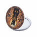 espejo vidrio metal gatos egipcios 4072-38