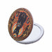 espejo vidrio metal gatos egipcios 4072-39