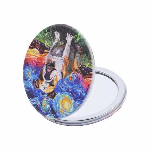 espejo vidrio metal perros van gogh 4072-4 bulldog ingles