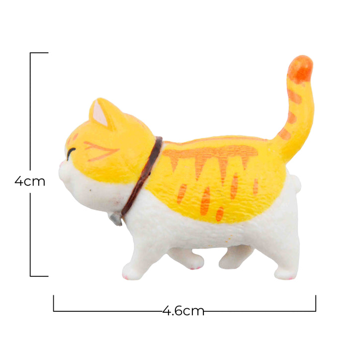 gato iman imanes blanco amarillo plastico dimensiones