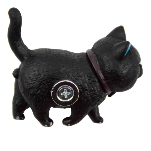 gato iman imanes negro plastico