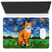 individual mesa mouse pad van gogh gato rubio pintura arte 3545-5_3
