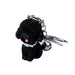 llavero perro cascabel poodle negro 3948-4