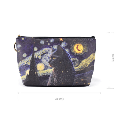 medidas cosmetiquero gato negro nocturno luna 