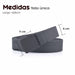 medidas plastico Cinturon detalle nailon gris 4057-2