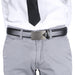 modelo cinturon hombre automatico negro sintetico liso
